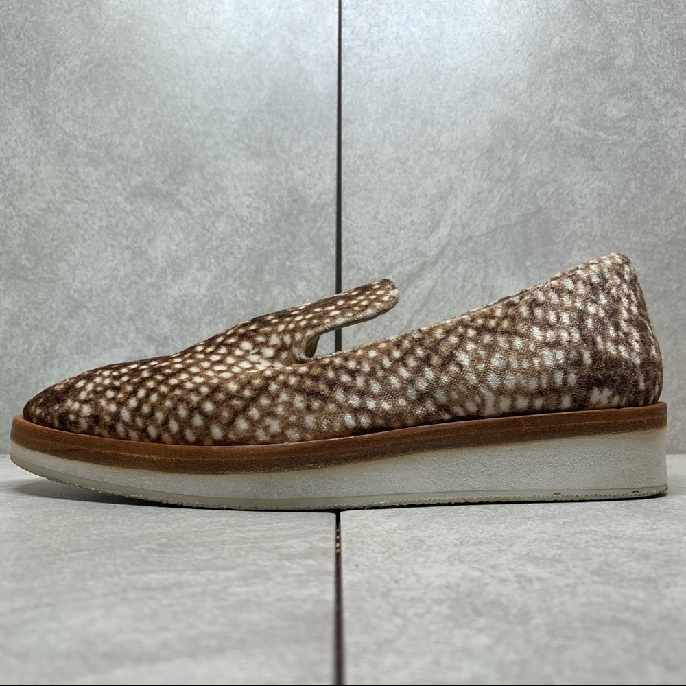 Free People Snake Eyes velvet slip on loafers 38 - Picture 9 of 16